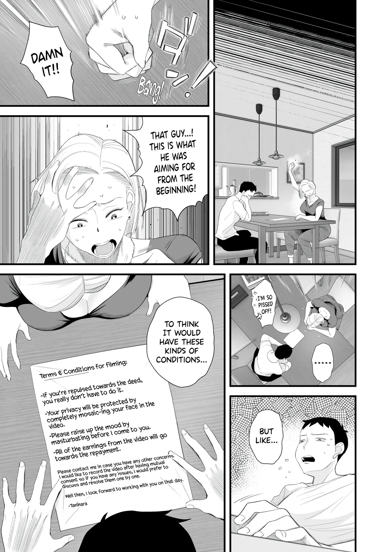Tsuma ni Mosaic ~Aisuru Tsuma no NTR Douga ni Mosaic Shori Saserareru Ore~ page 7 full