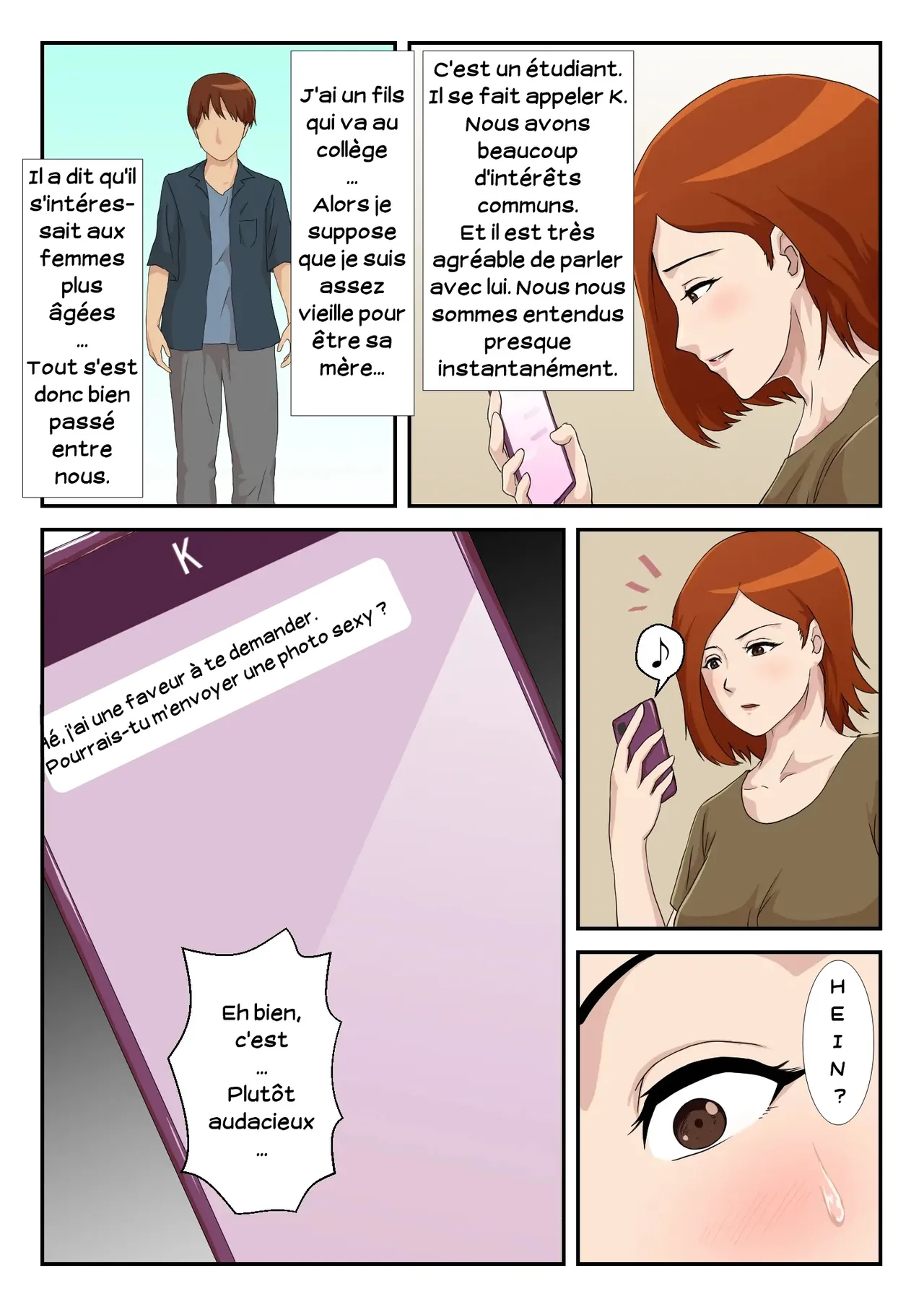 Matching Appli de Deatta Aite wa Kaa-san deshita | J'ai matché Maman sur mon application de rencontre 01 page 3 full