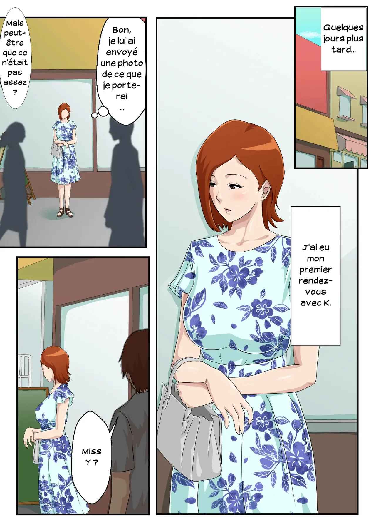 Matching Appli de Deatta Aite wa Kaa-san deshita | J'ai matché Maman sur mon application de rencontre 01 page 8 full