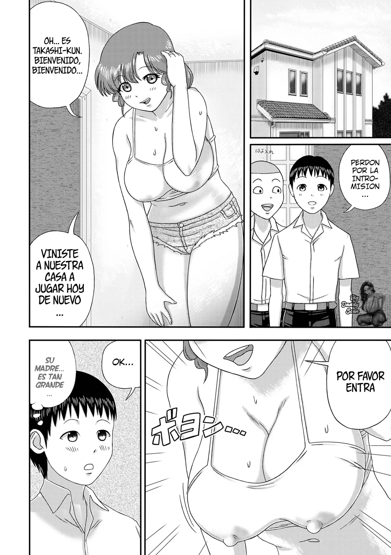 Musuko no Tomodachi ni Te o Dasu Oku-san. | Una MILF Que Se Mete Con El Amigo De Su Hijo. page 2 full