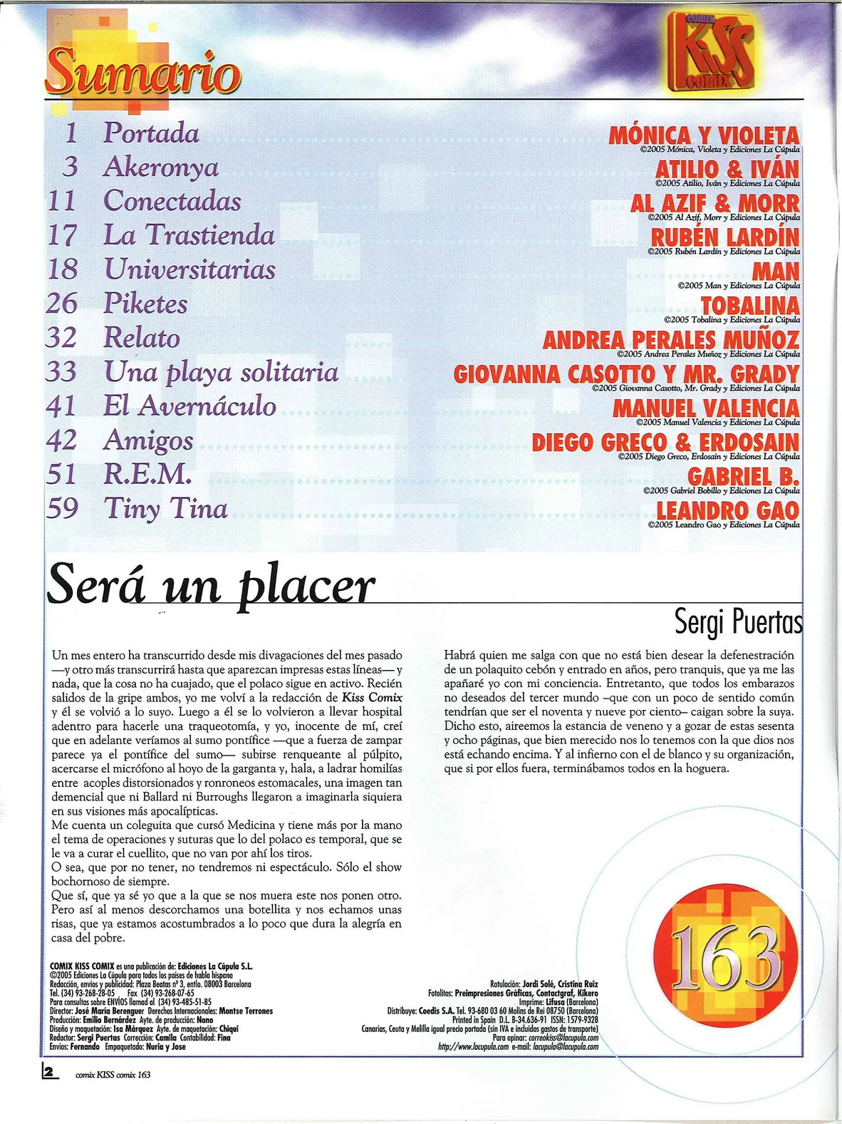 Kiss Comix #163 page 2 full