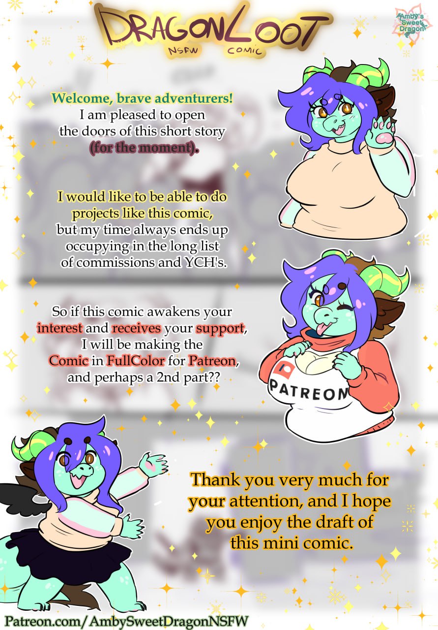 DragonLoot Comic  English version page 1 full