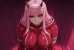 ZERO TWO - DARLING IN THE FRANXX - 75+ IMAGES kranken ai generated