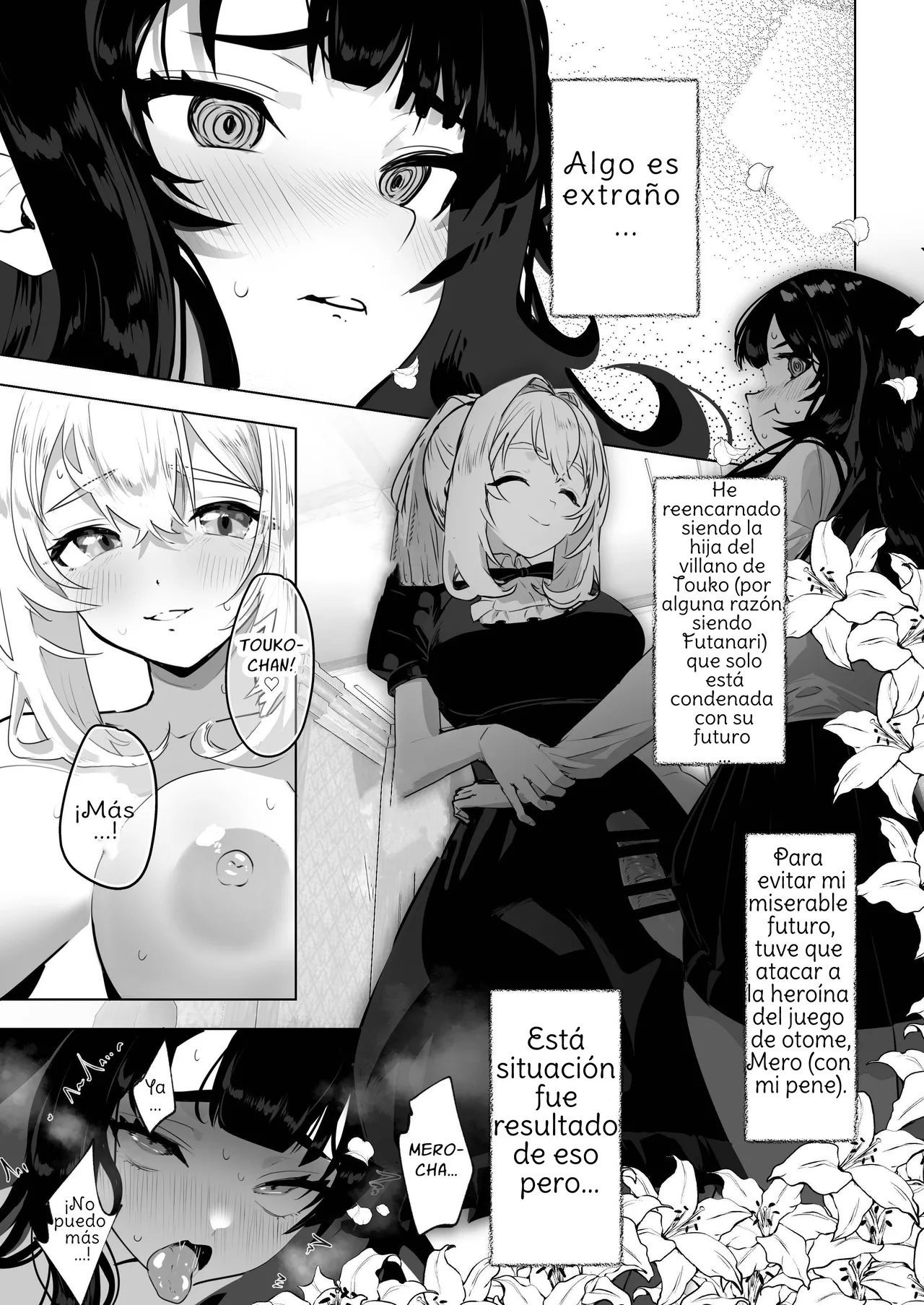 I've Been Reincarnated As A Futanari Villainess, So I'm Conquering The Heroine Of The Otome Game 2  Spanish page 2 full