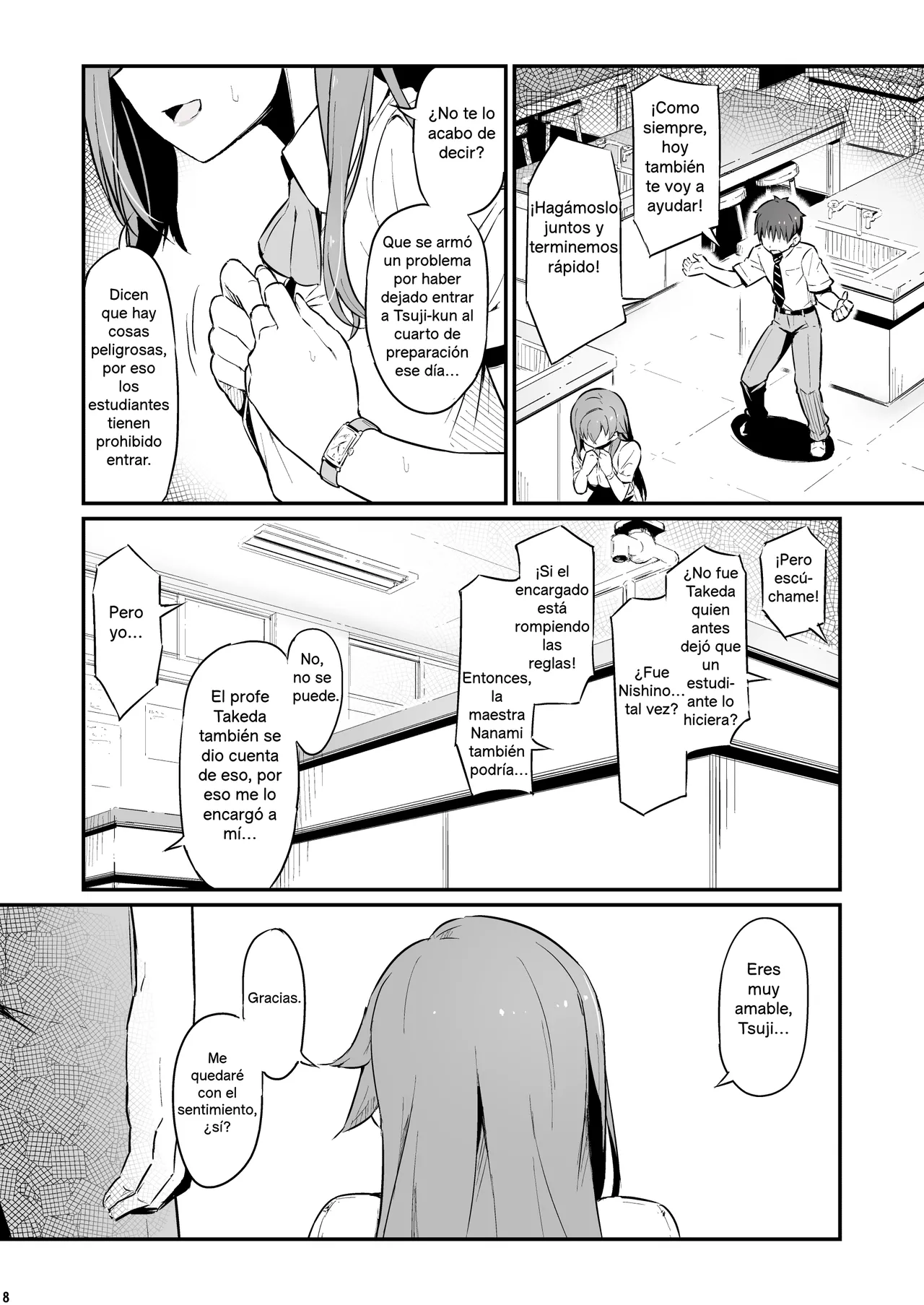 Kagaku Junbishitsu no Tsumi | El pecado del laboratorio de química page 9 full