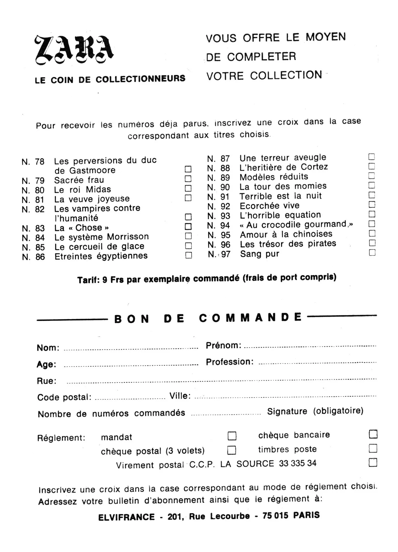 Zara la Vampire 098 - La femme de marbre page 4 full