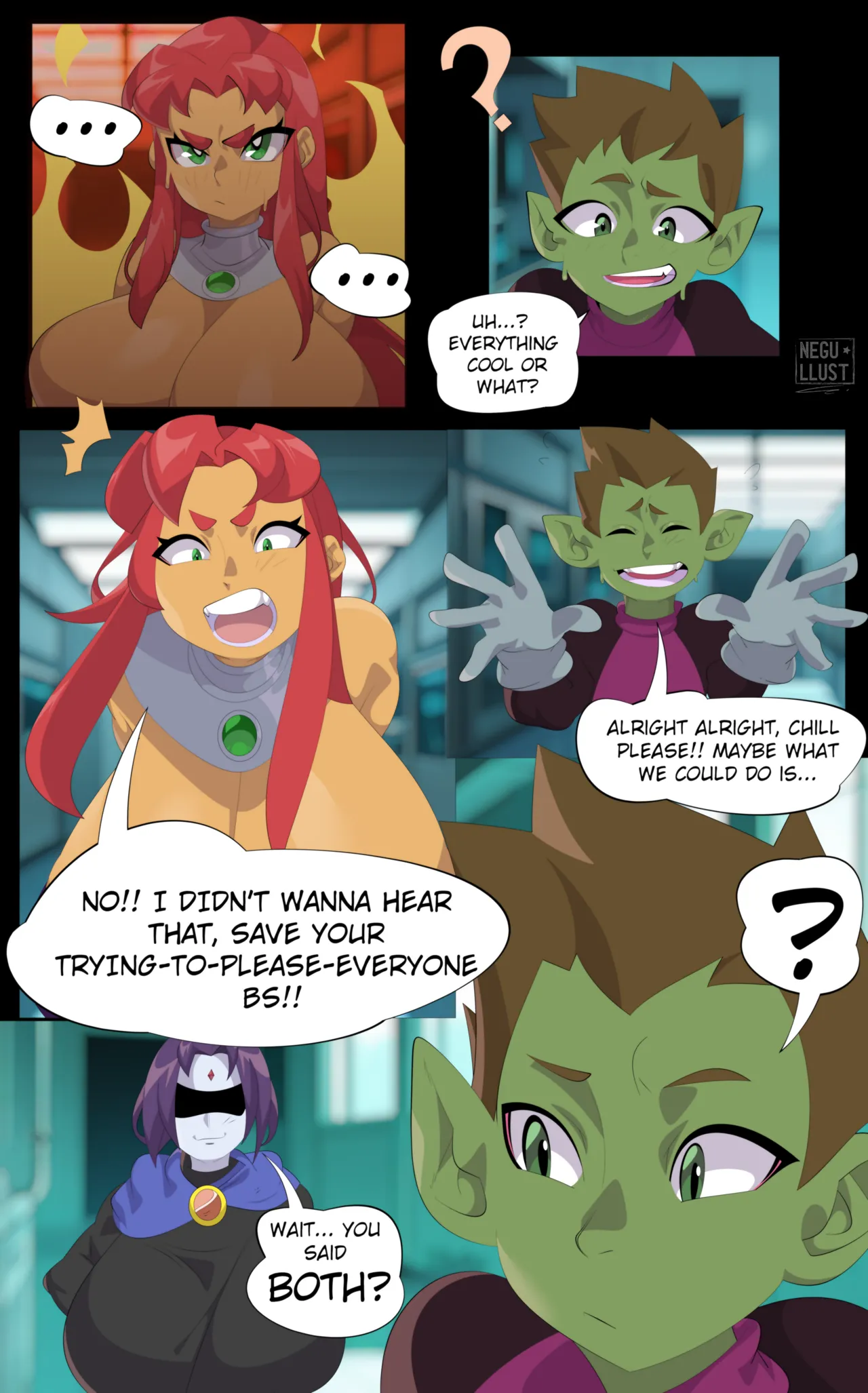 Teen Titans Comic page 6 full