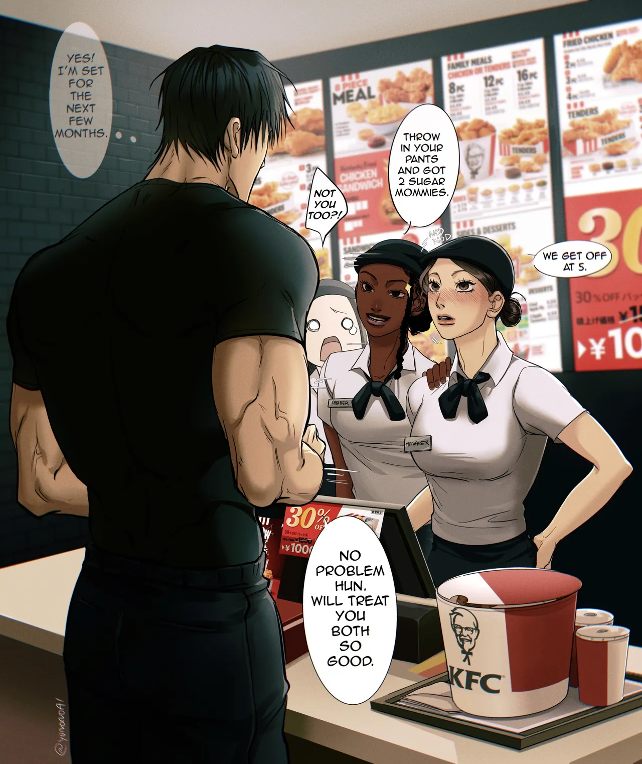 Toji's KFC Rizz page 2 full