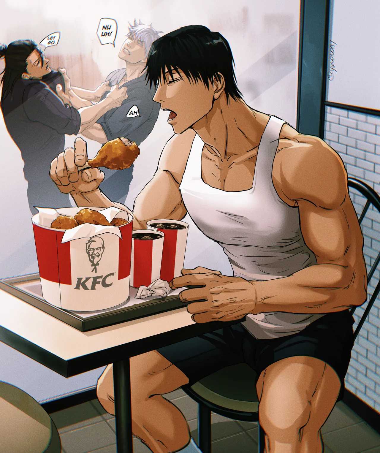 Toji's KFC Rizz page 3 full