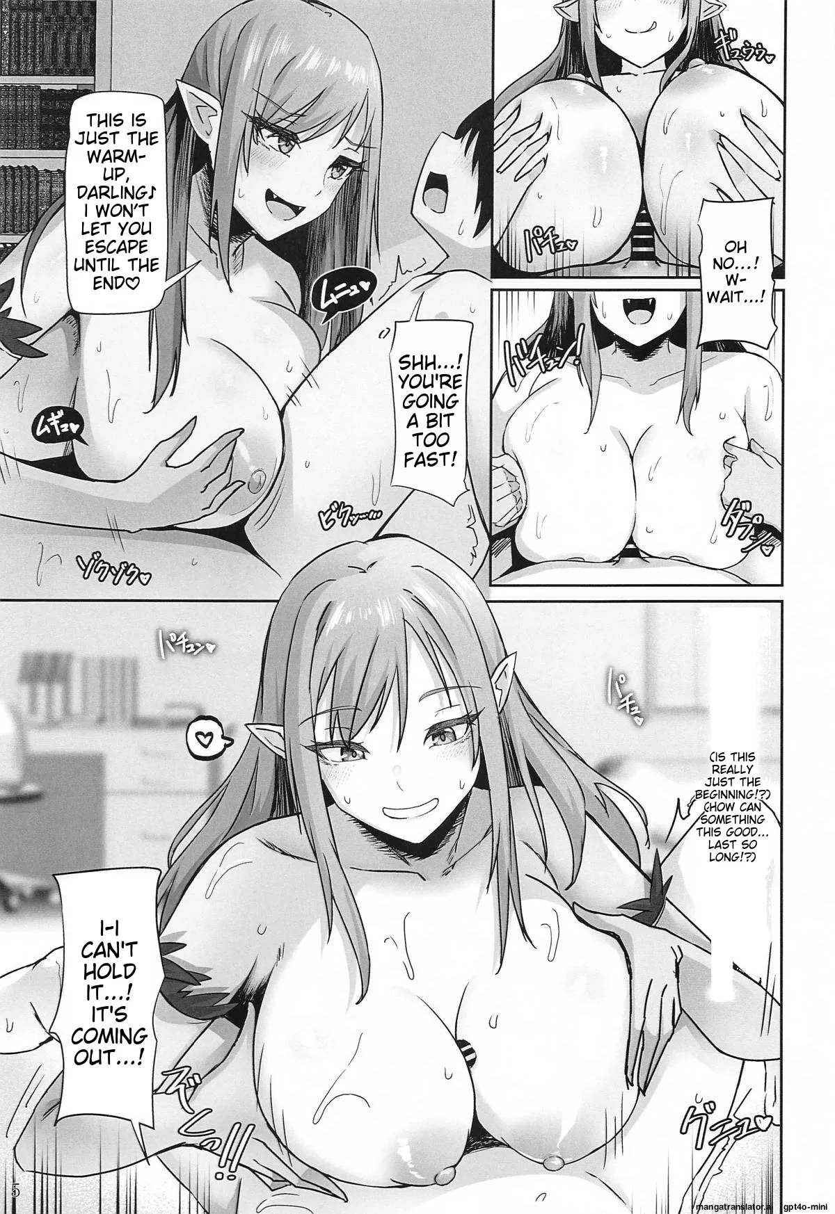 Iyashimonogatari ~Kinpatsu Glamour na Kyuuketsuki to Dekachichi Class Iinchou ni Yoru Sex Chiryou~ page 6 full