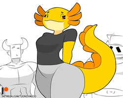 [MojoMontebon] Joy the Axolotl (MojoMontebon OC)