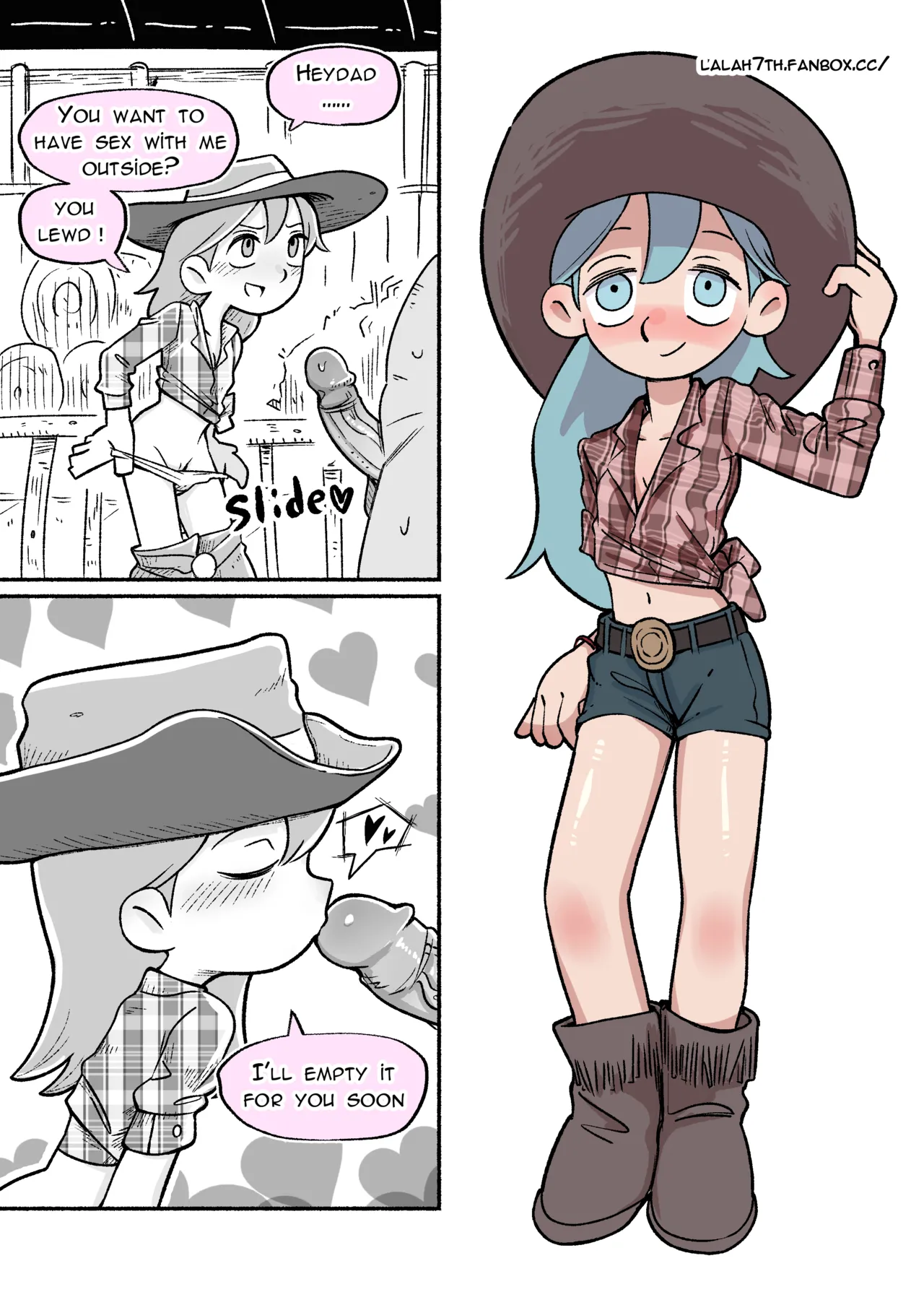 Cowgirl Hilda page 1 full
