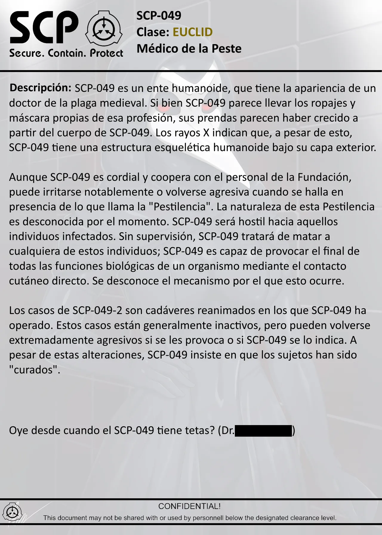 SCP-049 Plague Doctor page 3 full