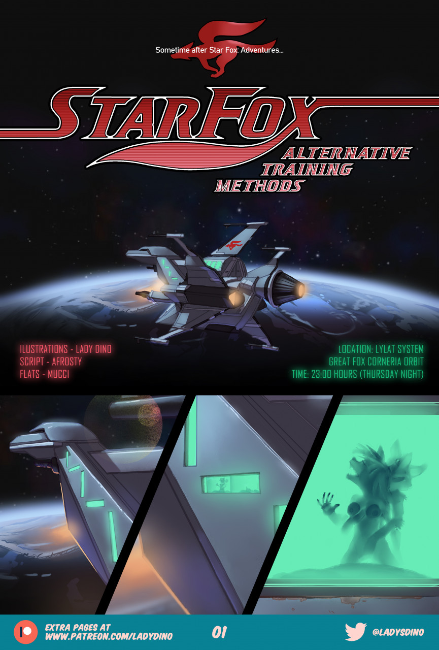 Starfox Alternative Training Methods Comic! page 1 full