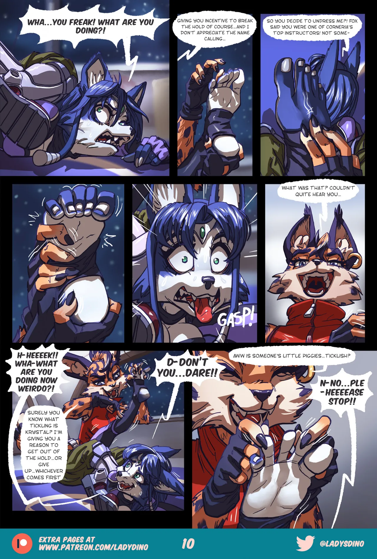 Starfox Alternative Training Methods Comic! page 10 full