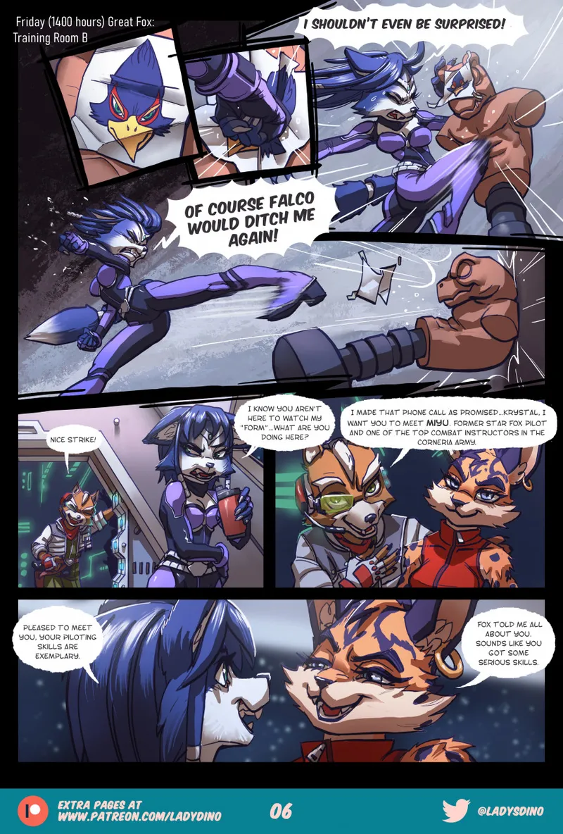 Starfox Alternative Training Methods Comic! page 6 full