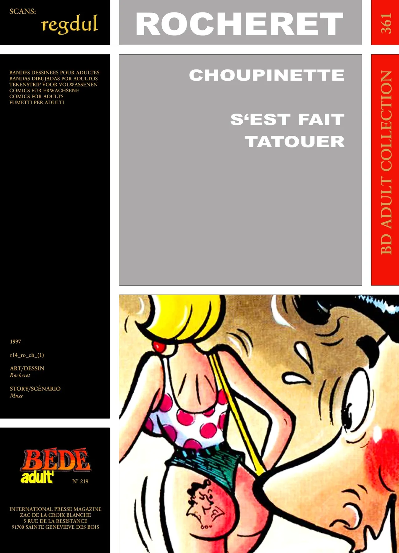 Rocheret  - Choupinette : S'est fait tatouer page 1 full