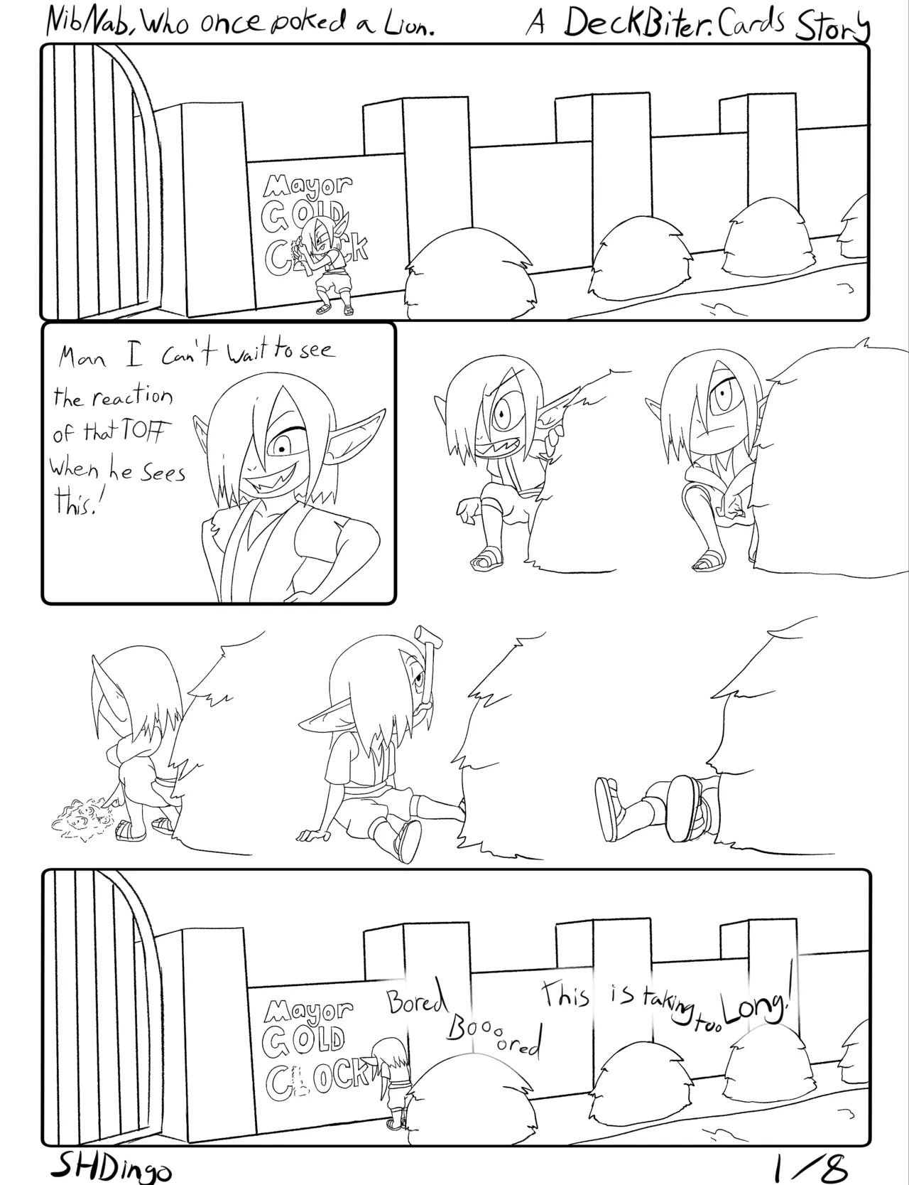 Deckbiter Comic - Nibnab page 1 full