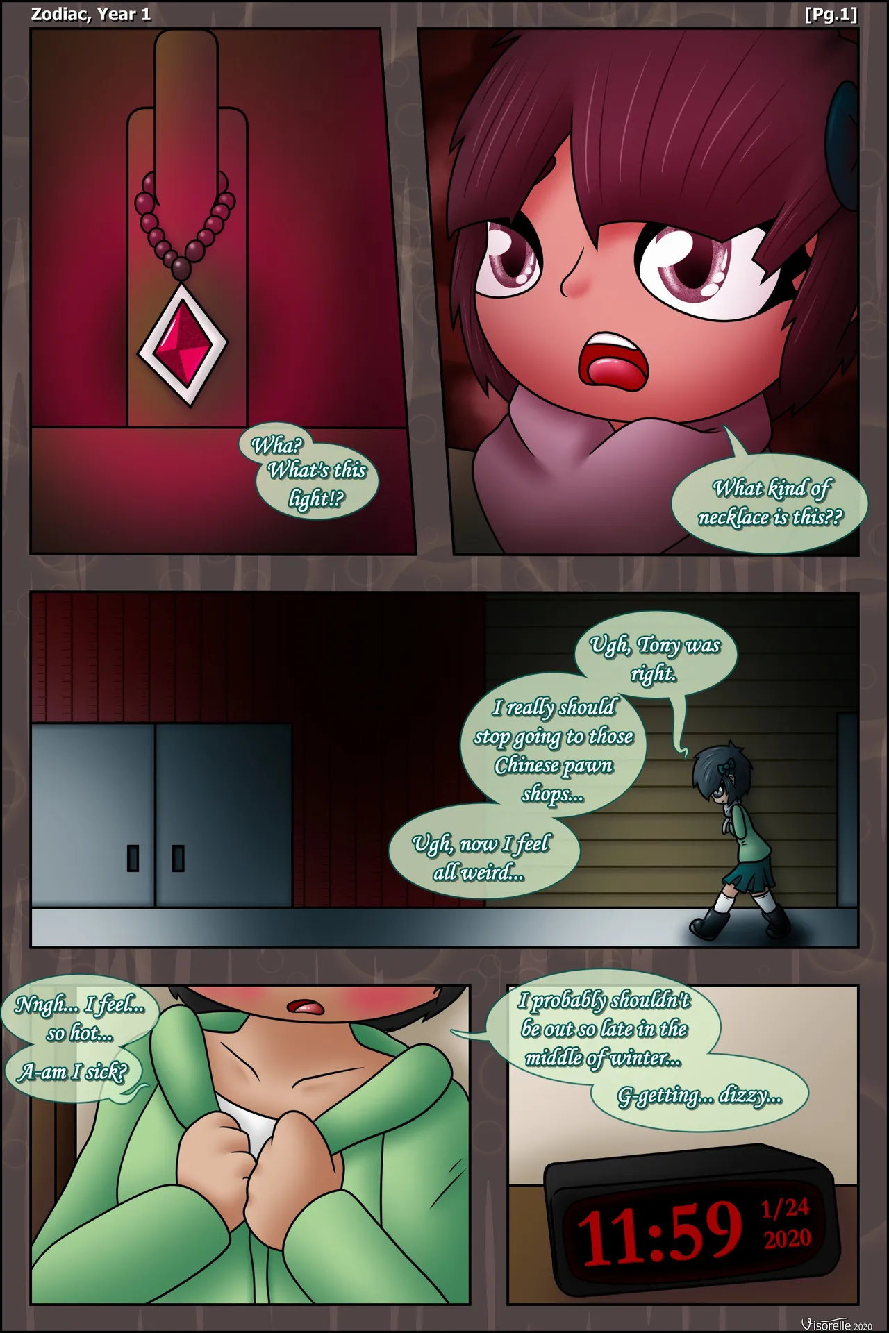 Zodiac, Year 1 page 1 full