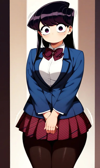 Komi-san can't c communicate - Komi Shouko daidoujipv ai generated cover