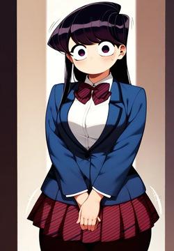 Komi-san can't c communicate - Komi Shouko daidoujipv ai generated