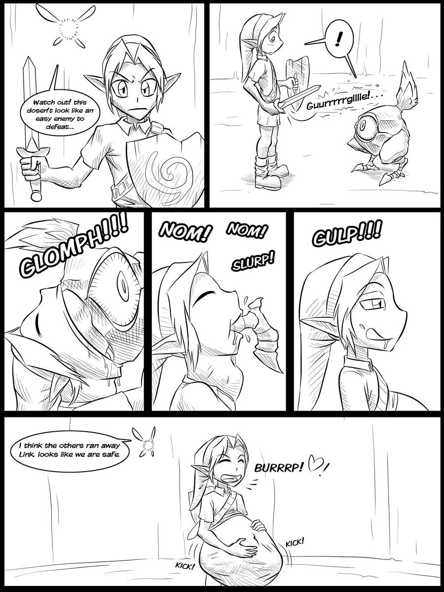 Ocarina of Vore Chapter page 8 full