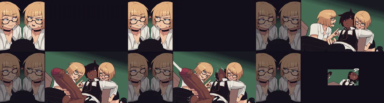 "Aristocrats" cutscene sheets + 3d model screenshots page 1 full