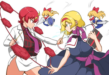 Alice Margatroid and Raiko Horikawa cover