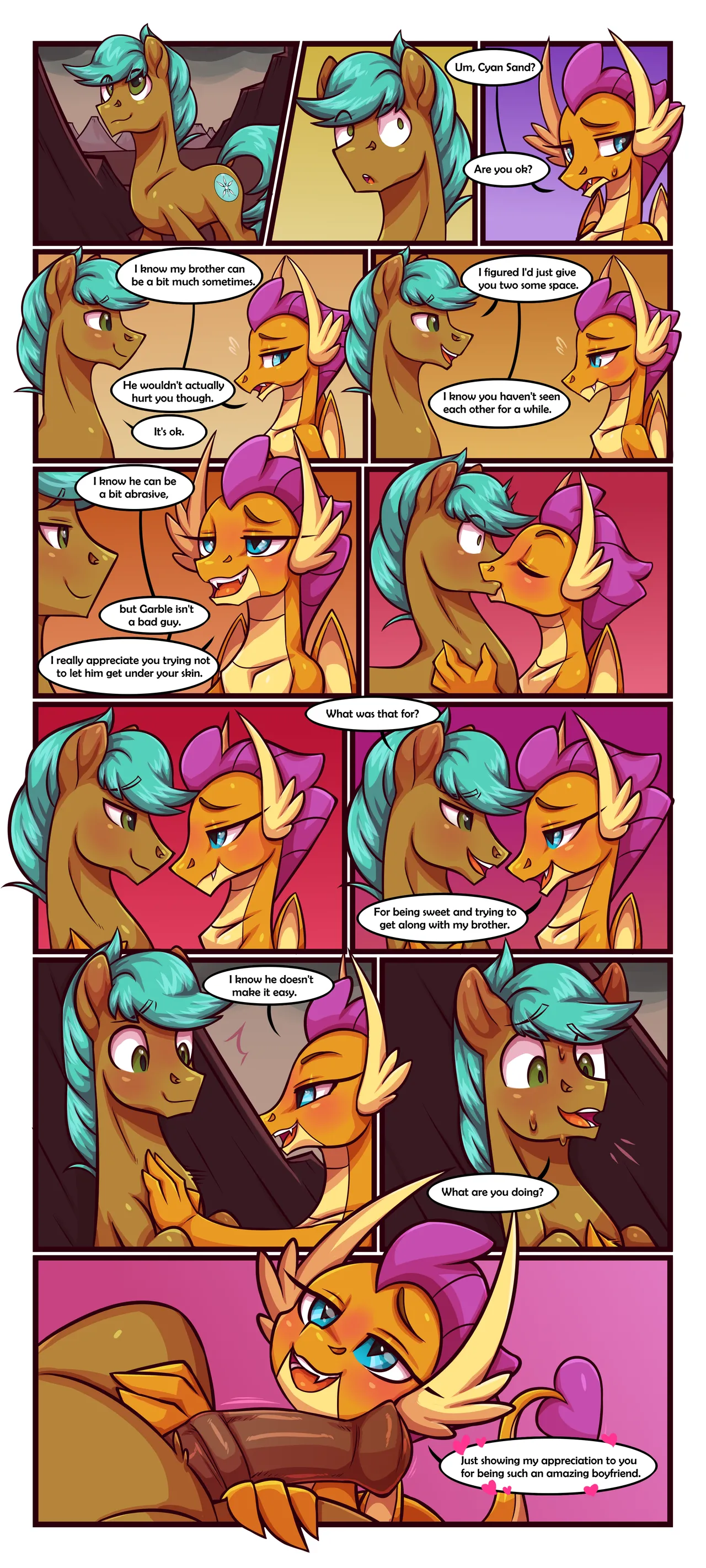 Smolder x OC Comic #3 page 3 full
