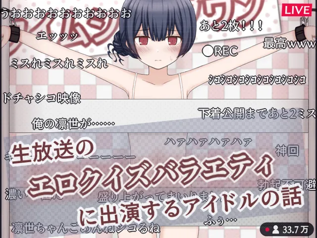 Namahousou no Ero Kuizu Baraeti ni Shutsuen Suru Aidoru no Hanashi page 1 full