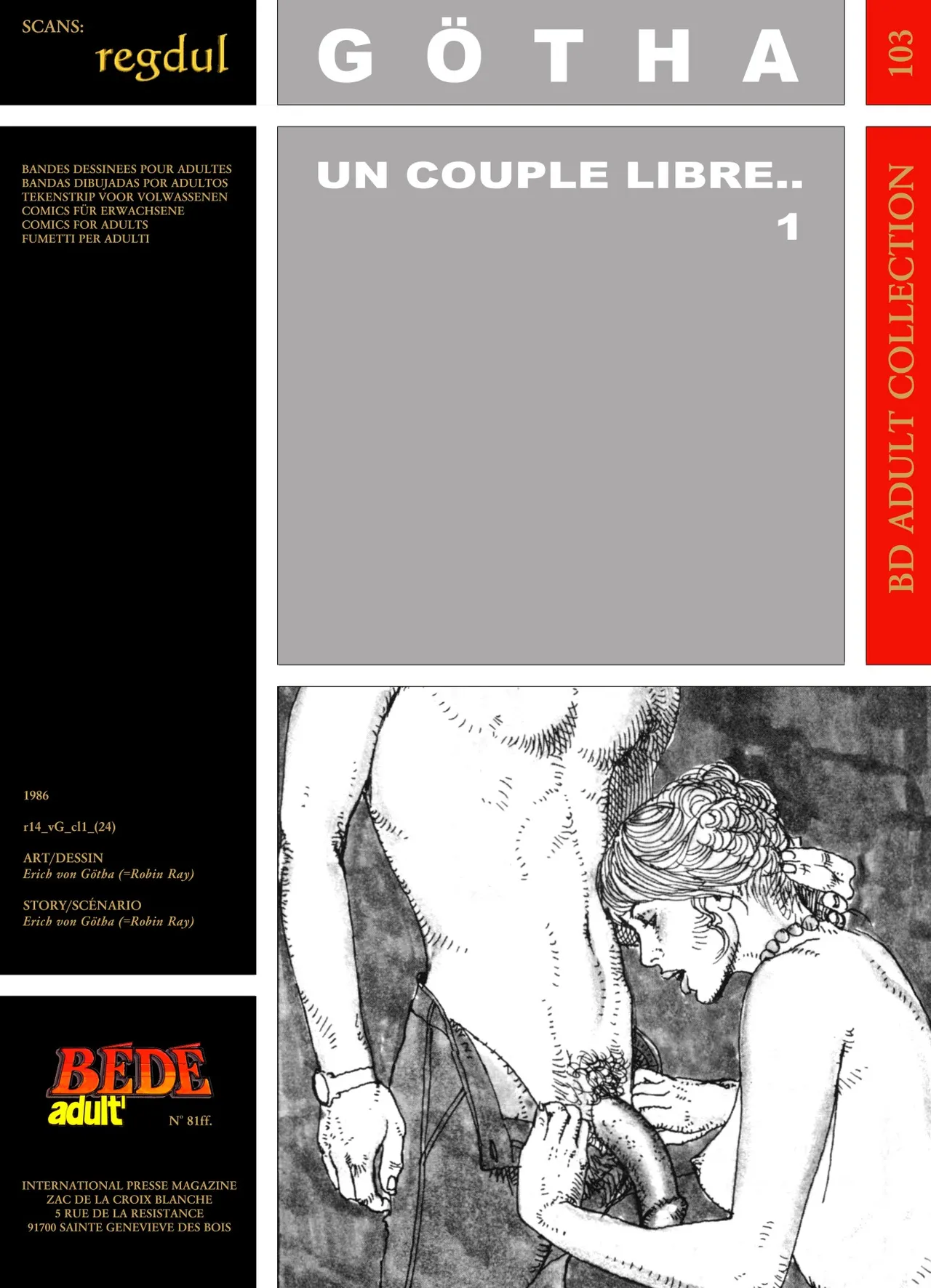 Erich von Götha  - Un couple libre … #1 page 1 full