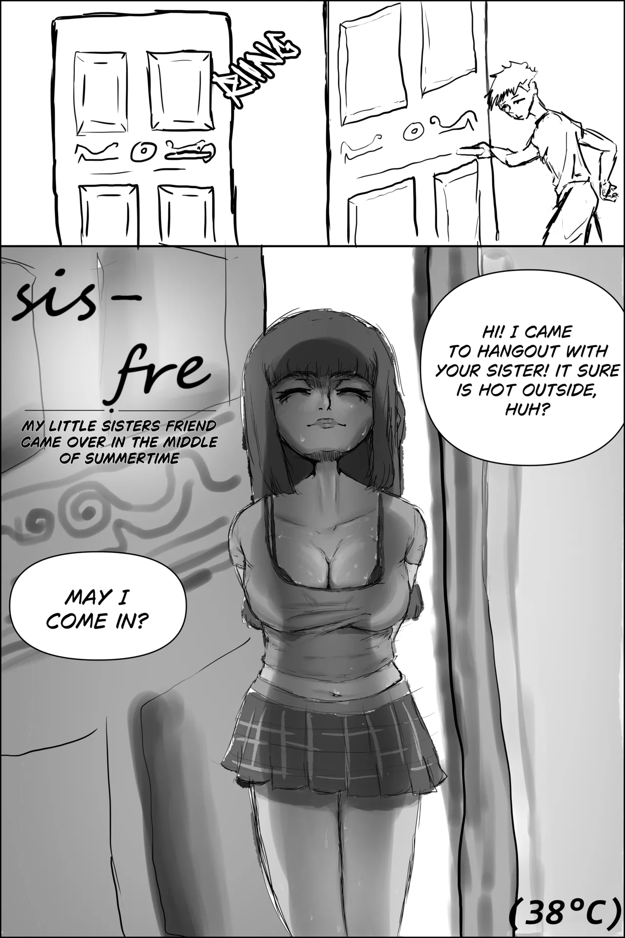 Sis-Fre - My Sister's Friend Came Over in the Middle of Summertime page 1 full