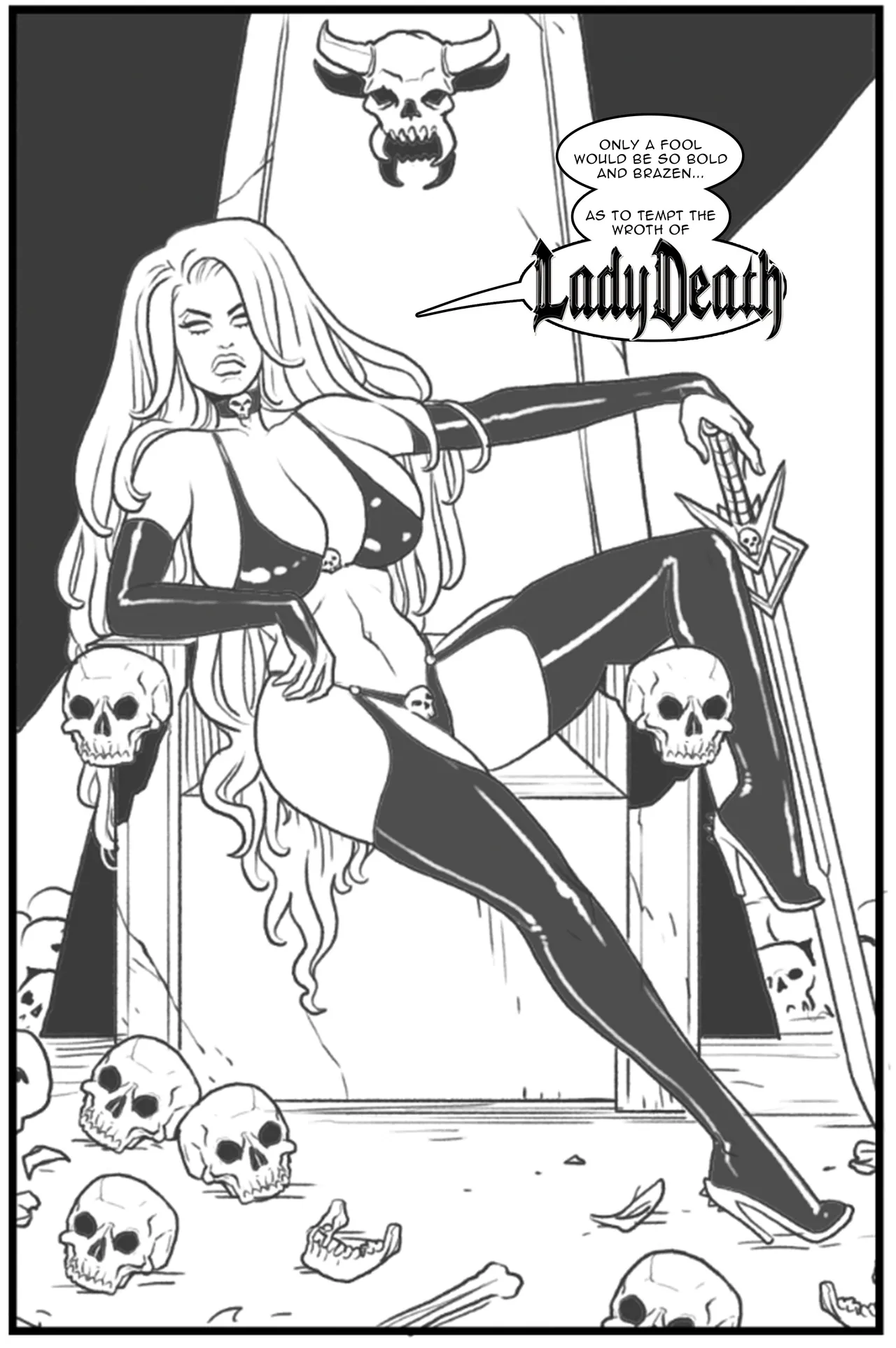 Lady Death vs Cerene page 2 full