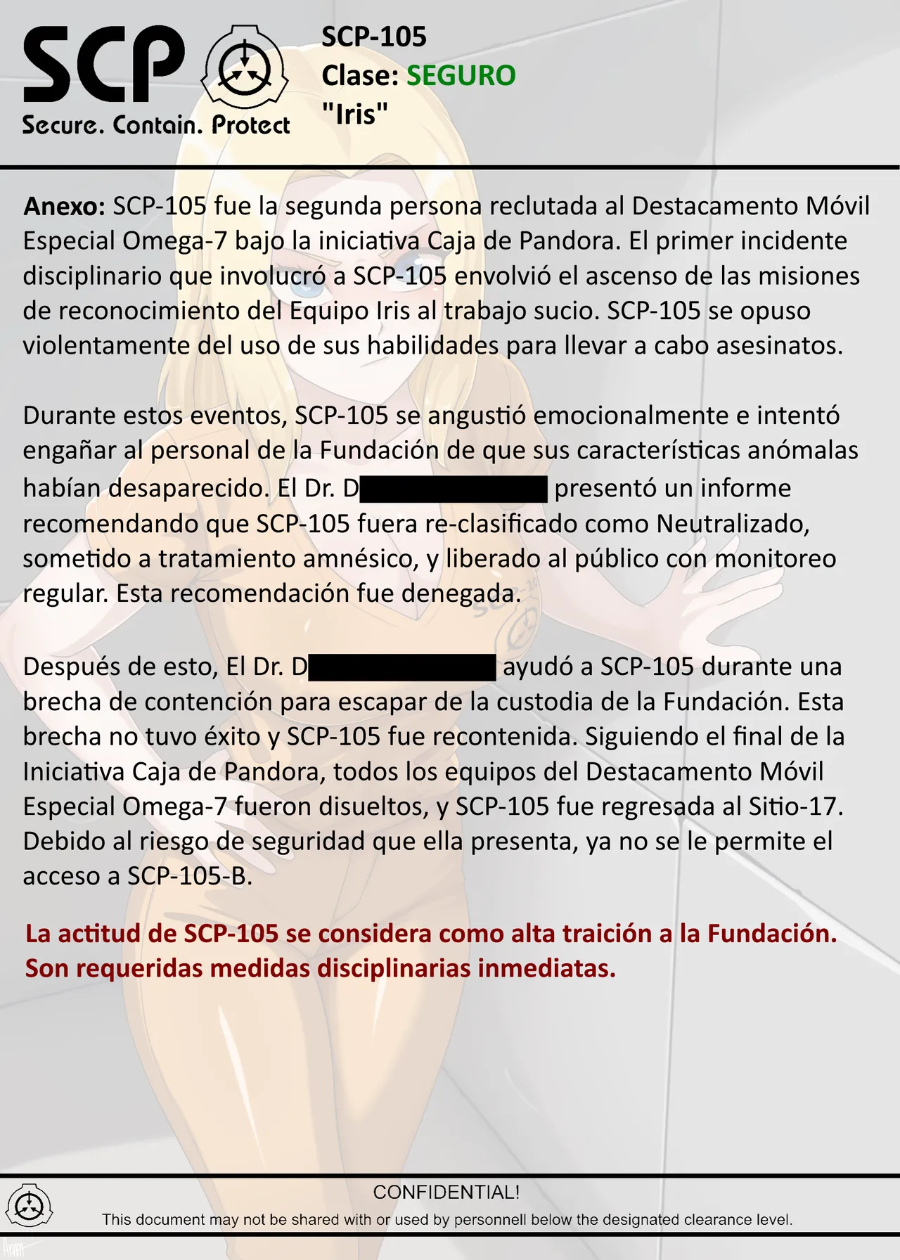 SCP-105 "IRIS" Remake page 6 full