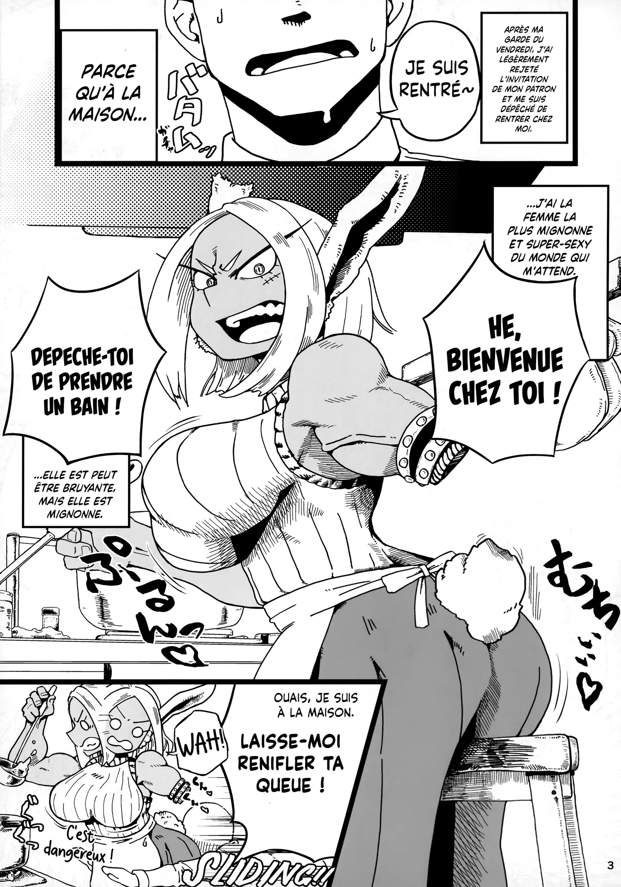 Machi de Uwasa no Kyonyuu Bijin Hitozuma Mirko-san | Les Rumeurs en Ville sur la Magnifique et Plantureuse Jeune Femme Mariée Mirko~! page 2 full