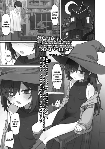 Kizumono Majo wa Deshi ni Amai｜La Bruja con Cicatrices es Complaciente con su Aprendiz cover