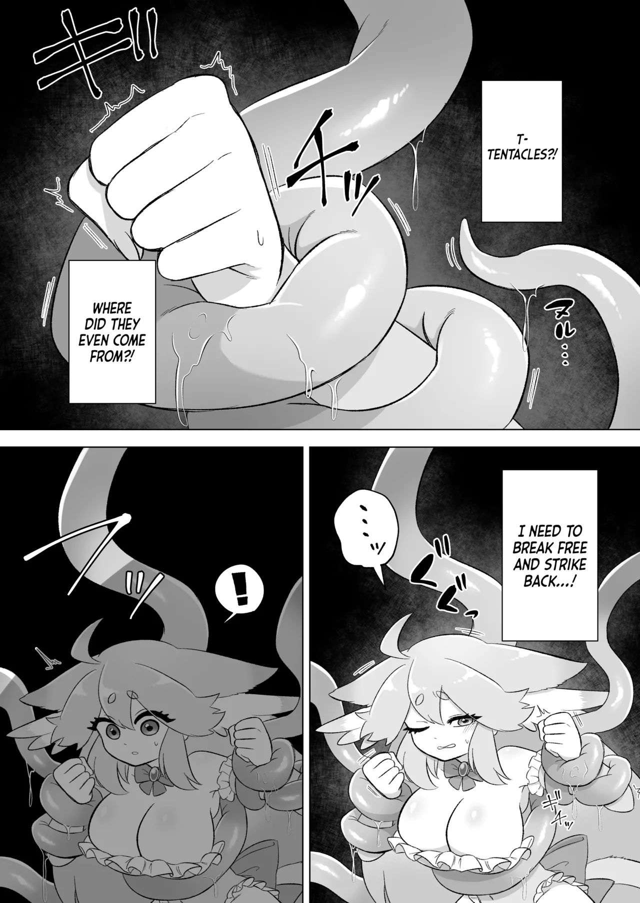 Mahou Shoujo wa Shokushu to Futanari Inma ni Ochiteiku page 8 full