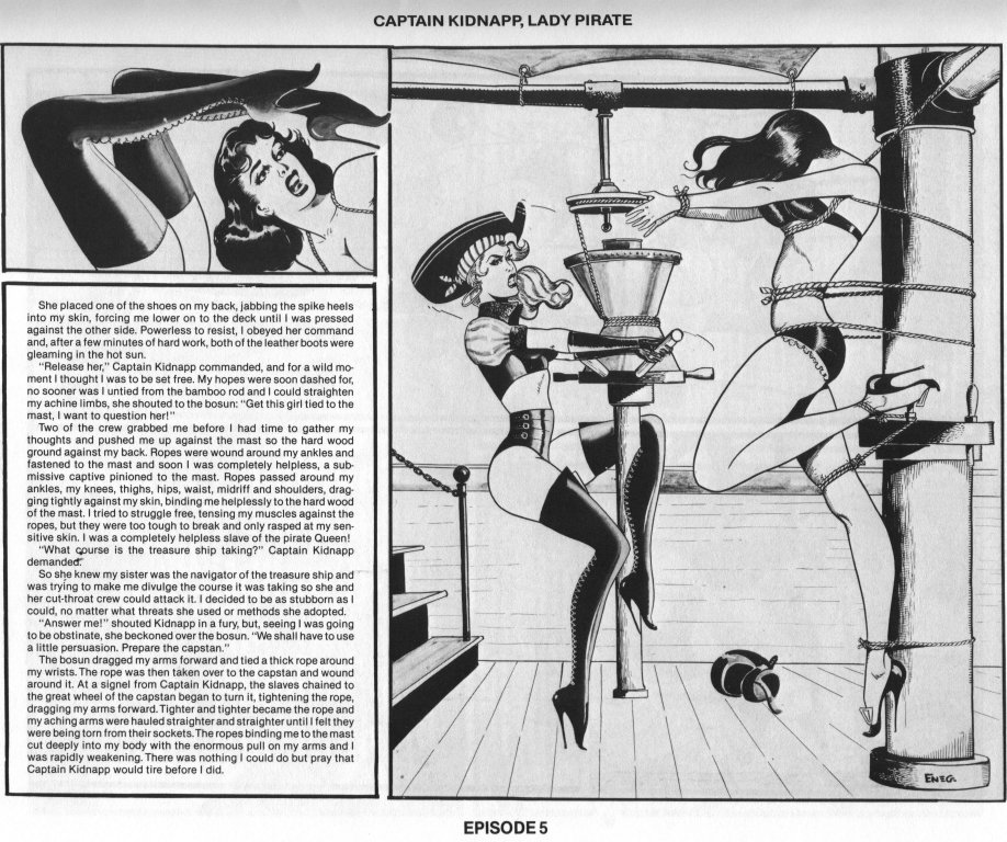 Eneg  - Captain Kidnapp, Lady Pirate page 6 full