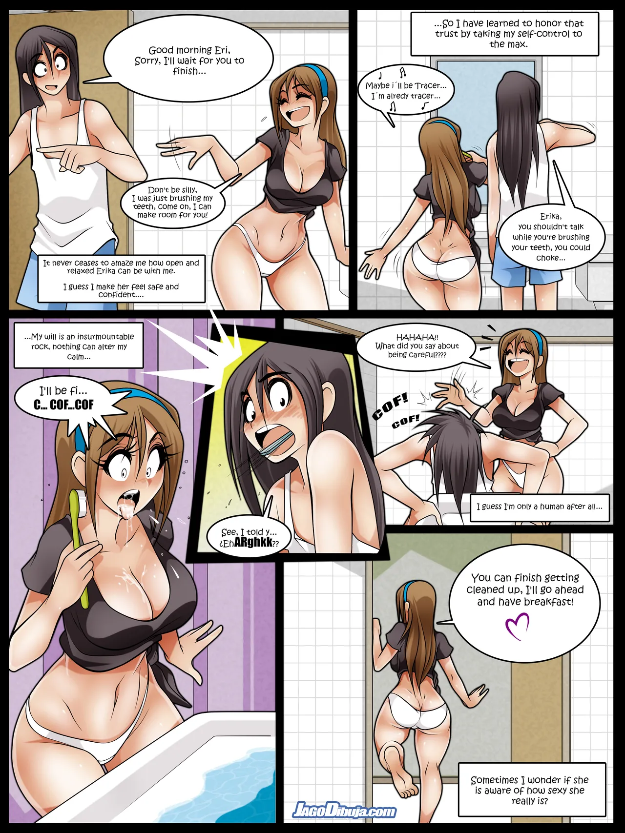 Living With HipsterGirl and GamerGirl Web-Comic page 2 full