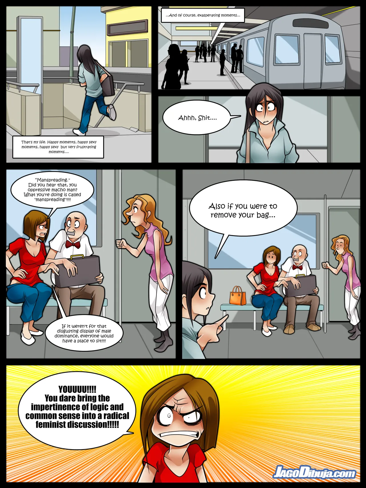 Living With HipsterGirl and GamerGirl Web-Comic page 7 full
