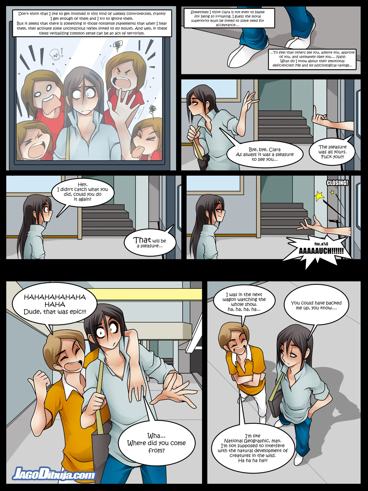 Living With HipsterGirl and GamerGirl Web-Comic page 8 full