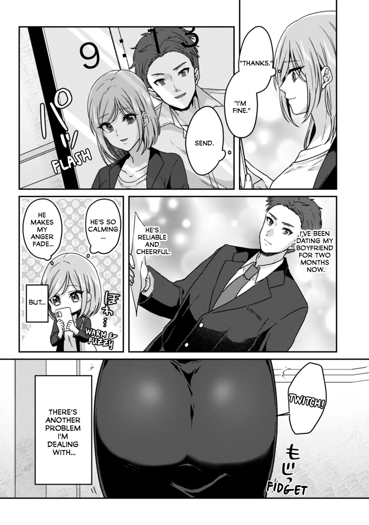 Manin Densha de Shikkin Sunzen!? Chikan Danshi no Ijiwaru na Yubi de Ikasare Tsuzuketa OL | Almost Pissing on a Crowded Train?! #1-16 page 5 full
