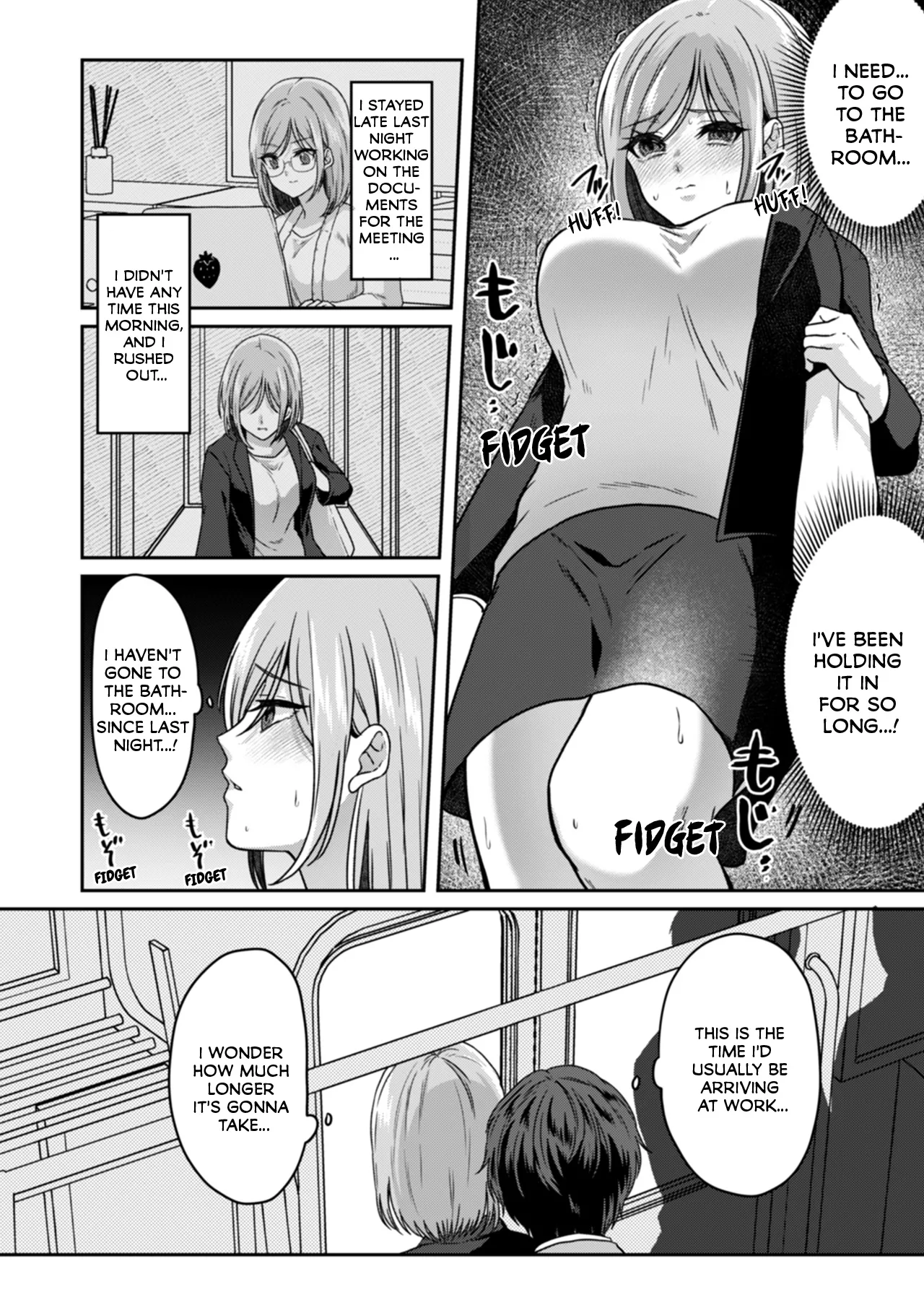 Manin Densha de Shikkin Sunzen!? Chikan Danshi no Ijiwaru na Yubi de Ikasare Tsuzuketa OL | Almost Pissing on a Crowded Train?! #1-16 page 6 full