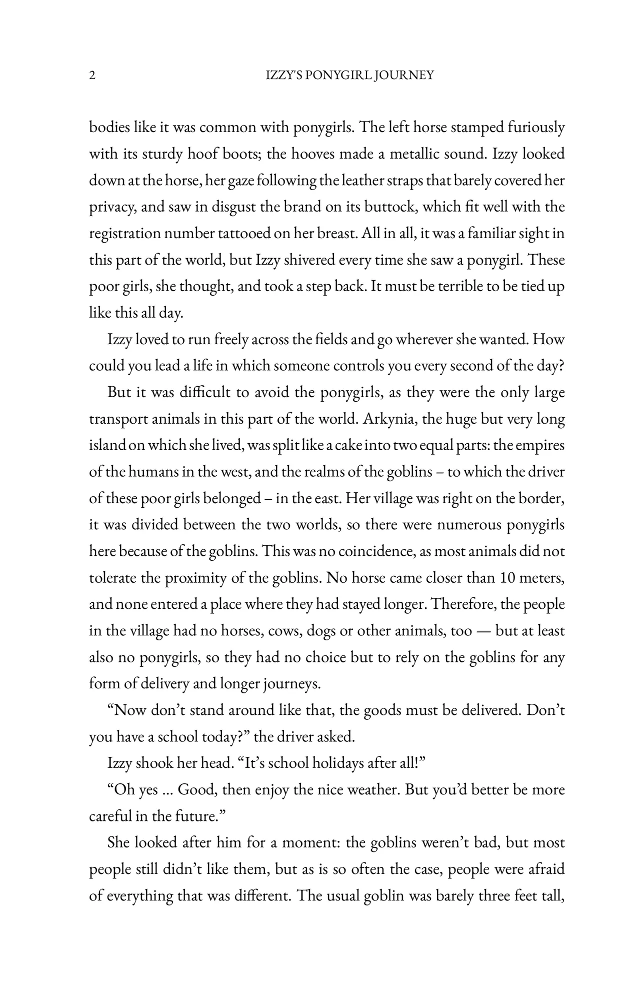 Izzy's Ponygirl Journey page 6 full