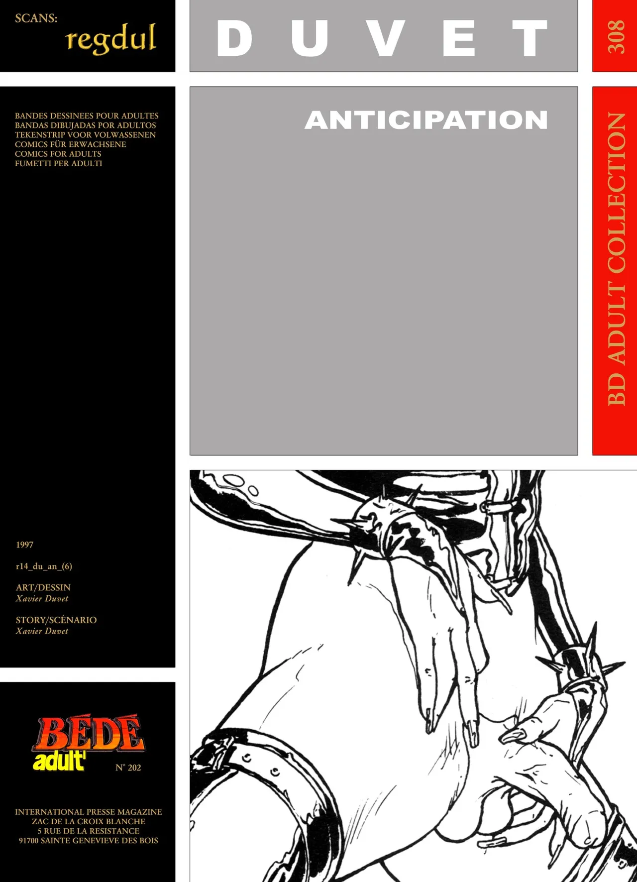 Xavier Duvet - Anticipation page 1 full