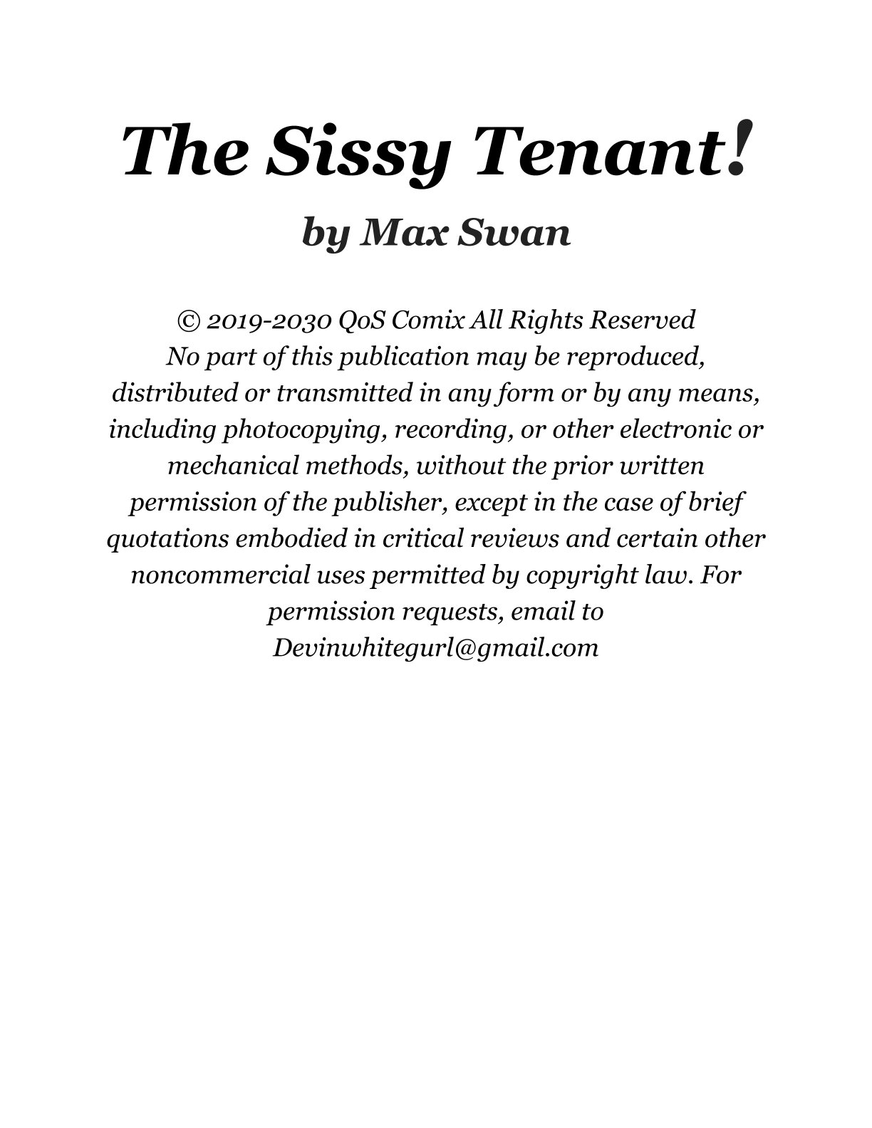 Devin Dickie The Sissy Tenant page 2 full
