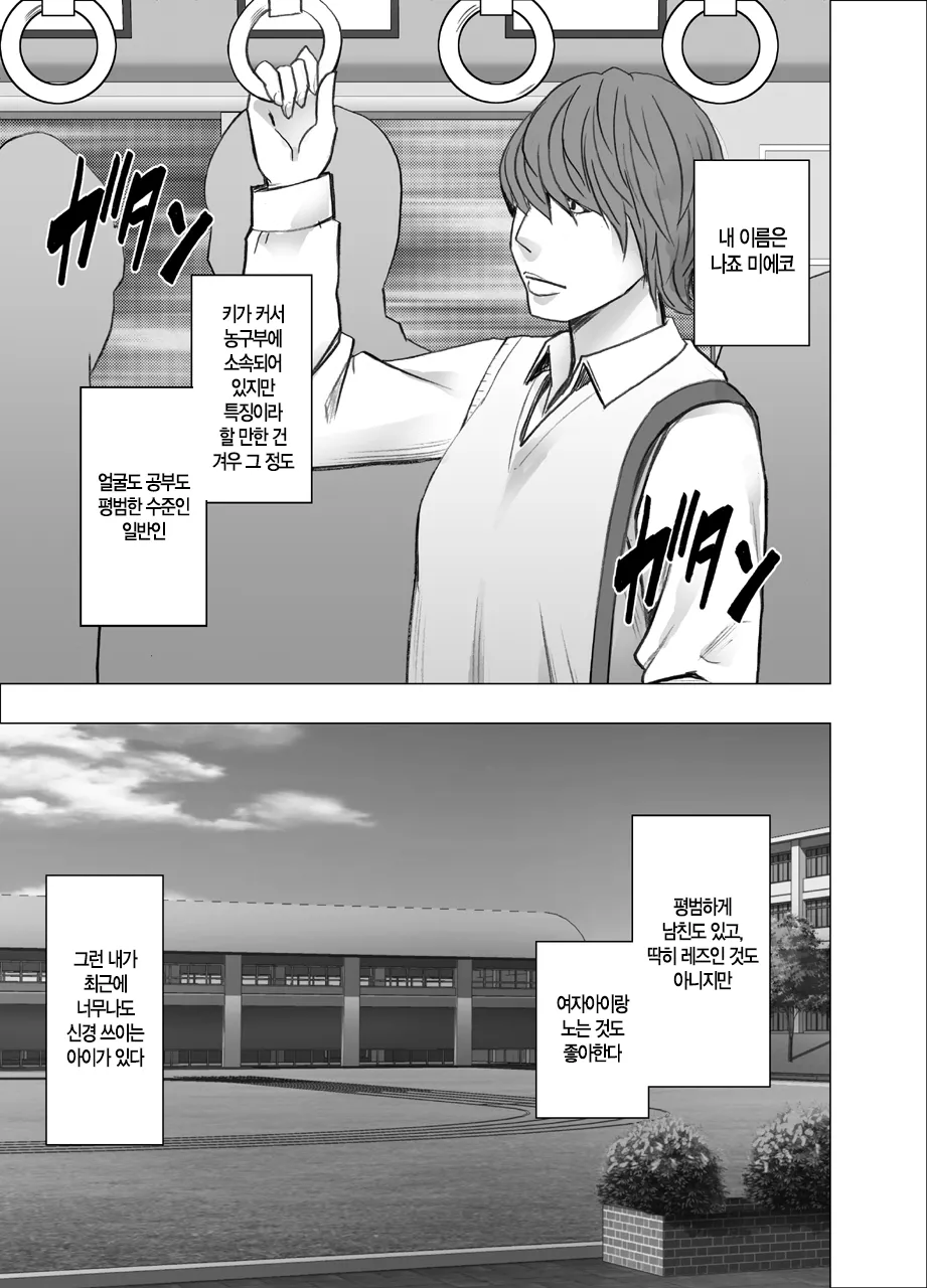 Akogare no Anoko ga Densya de Mechakucha Yarareterutokoro wo Mokugekishita Hanashi | 동경하던 그 아이가 전철에서 엉망진창 당하는 모습을 목격해버린 이야기 page 2 full