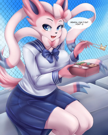 Sylveon &amp; Umbreon cover