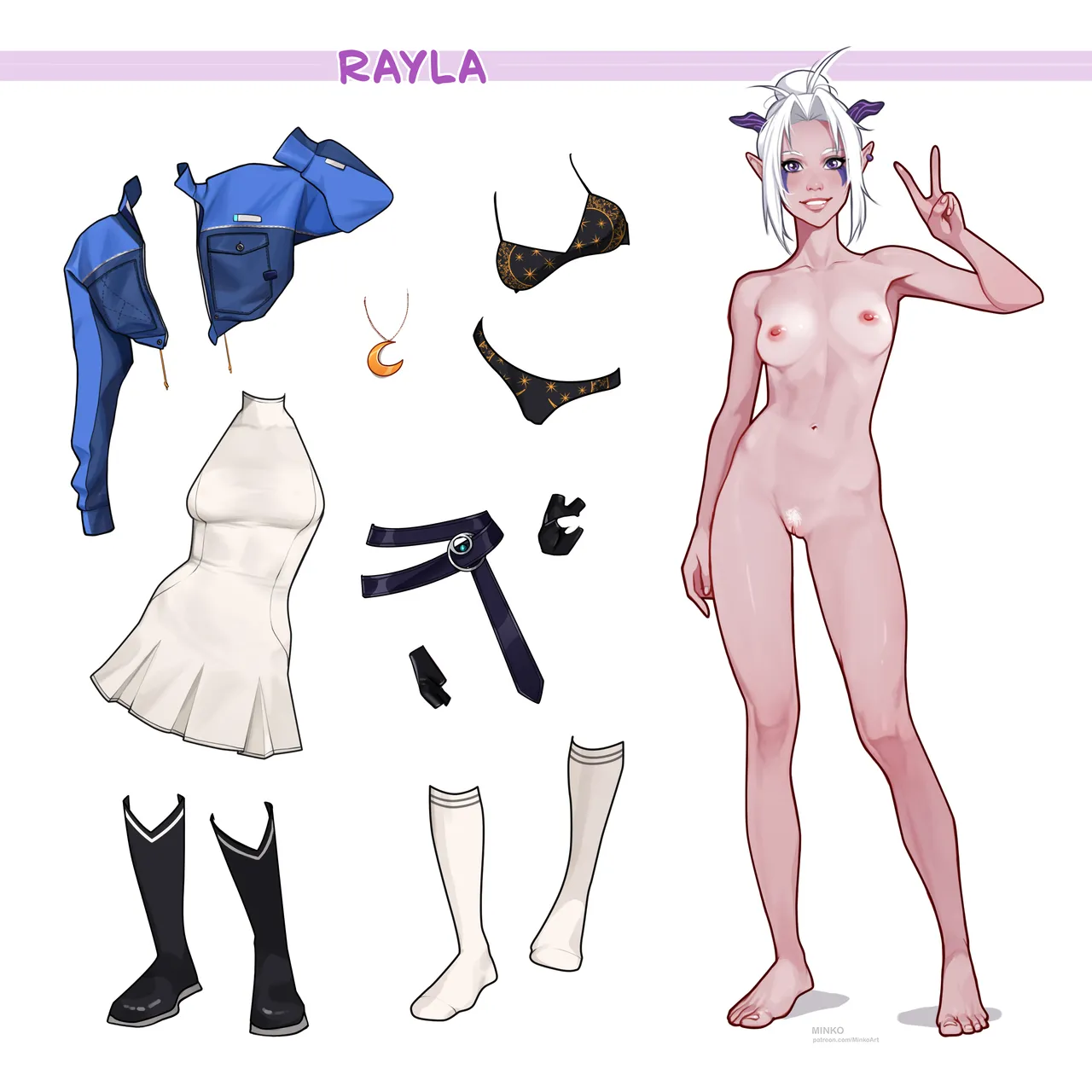 Rayla in Modern Outfit page 4 full