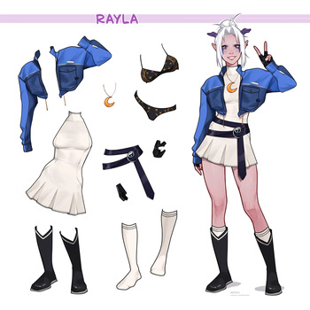 Rayla in Modern Outfit cover